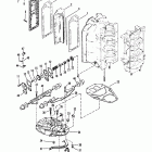 V-175 0C100861 THRU 0C239552 Выпускной коллектор и выпускная плита