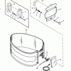75 (4 CYL.) 7208573 AND UP Cowling and front cover