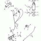 75 (4 CYL.) 7208573 AND UP Starter motor and wiring harness