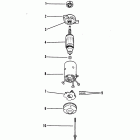 75 (4 CYL.) 7208573 AND UP Starter motor assembly (prestolite)