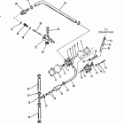 75 (4 CYL.) 7208573 AND UP Fuel pump and fuel lines (square fuel pump)