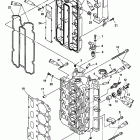 75 (4-STROKE) 0T801000 THRU 1B226999 ГОЛОВКА ЦИЛИНДРА