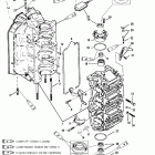 V-175 0G760300 THRU 0G960499 Блок цилиндров и торцевые крышки