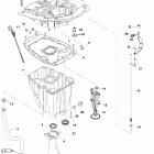 75 (4-STROKE)(BODENSEE) 0G960500 thru 0T800999 Выпускная плита
