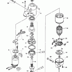 75 (4-STROKE)(BODENSEE) 0G960500 thru 0T800999 Стартер