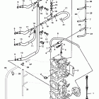 75 (4-STROKE)(BODENSEE) 0G960500 thru 0T800999 Fuel / vent lines(serial number 0t408999 & below)