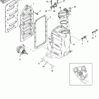 V-175 DFI (2.5L) 0T178500 THRU 0T800999 Air handler components