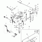 75 EFI (4-STROKE) 1B172291 THRU 1B366822 Компоненты комплекта ручки рулевого управления
