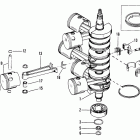 V-200 (EFI) 0C100861 THRU 0C999999 Коленчатый вал, поршни и шатуны