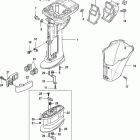 8 (4-STROKE)(209cc) 0R042475 & Up Driveshaft housing, bigfoot
