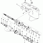 V-200 0C100861 THRU 0C291519 Gear housing (propeller shaft) (standard rotation)