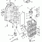 V-200 0C100861 THRU 0C291519 Блок цилиндров и торцевые крышки