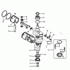 80 (3 CYL.) 0A996142 THRU 0B240450 Crankshaft, pistons and connecting rods (#646-818846)