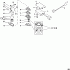 V-200 0G760300 THRU 0G960499 Компоненты водомета