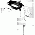 80 5763341 THRU 6432900 Bottom cowl and shift linkage