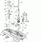 80 EFI (4-STROKE) 1B366823 & Up Корпус редуктора, вертикальный вал