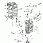 V-200 EFI (2.5L) 1B227000 & Up Блок цилиндров и торцевые крышки