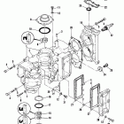W15 (ML) 662-33771 THRU 662-304410 Crankcase and cylinder head