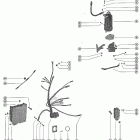 1100 1870204 THRU 2314955 Str mtr,str solenoid,rectifier and wiring harnes(1100e-s...