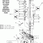 115 (4 CYL.) 0D283222 THRU 0G760299 Gear housing (drive shaft)(6 jaw reverse clutch)