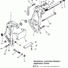 115 (4 CYL.) 0D283222 THRU 0G760299 Transom bracket (s / n-usa-0g589999 / bel-9973099 and be...
