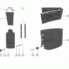 115 (6 CYL.) 5738891 THRU 6436122 Cowling and front cover