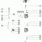 115 (6 CYL.) 7131213 THRU 7147987 Carburetor linkage and choke solenoid