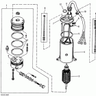 115 (6 CYL.) 7208848 AND UP Power trim pump (prestolite / round motor)