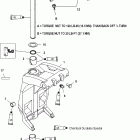 115 EFI (4-STROKE) 0T178500 THRU 0T800999 Поворотный кронштейн и рычаг рулевого управления