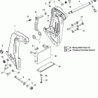 115 EFI (4-STROKE) 0T178500 THRU 0T800999 Кронштейн крепления к транцу
