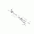 115 EFI (4-STROKE) 0T801000 THRU 1B226999 Рычаг дросселя и приводная штанга