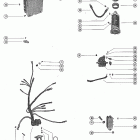 1150 3525441 THRU 4855152 Starter motor, starter solenoid, rectifier & wiring harn...