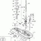 125 (4 CYL.) 0G760300 THRU 0T979999 Gear housing, drive-usa-0t627234 / bel-0p215668 and belo...