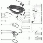 1250 2314956 THRU 2839368 Bottom cowl and shift linkage