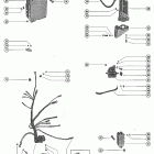 1250 2314956 THRU 2839368 Starter motor, starter solenoid, rectifier and wiring ha...