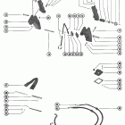 140 7150413 AND UP Trim cylinders and hydraulic hoses