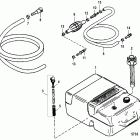 15 (2 CYL.) (International) 0N001590 THRU 0N055284 Fuel tank(plastic - 6.6 gallon)