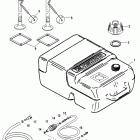 15 (2 CYL.) (International) 0N055285 & Up Топливный бак (пластик-6,6 галлона)