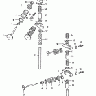 15 SEAPRO (4-STROKE) 0R051685 THRU 0R123564 Intake valve and exhaust valve