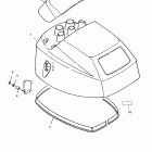 15 SEAPRO (4-STROKE) 0R051685 THRU 0R123564 Верхний обтекатель