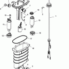 150 VERADO (4-STROKE)(4 CYL.) 1B227000 THRU 1B381711 Fuel supply module