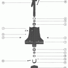 1500XS 4868648 THRU 5327662 Поворотный кронштейн в сборе