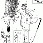 175 VERADO (4-STROKE)(4 CYL.) 1B227000 THRU 1B381711 Starboard cylinder block / oil cooler