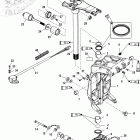175 VERADO (4-STROKE)(4 CYL.) 1B381712 THRU 1B517158 Поворотный кронштейн и рычаг рулевого управления