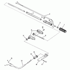 18 7173723 THRU 7207857 Steering handle assembly (manual)