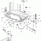 20 Carb(2CYL)(4-STROKE) 0R235168 & Up Нижняя часть колпака