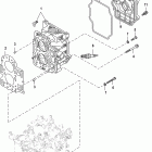 20 Carb(2CYL)(4-STROKE) 0R235168 & Up ГОЛОВКА ЦИЛИНДРА