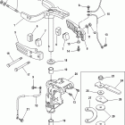 20 Carb(2CYL)(4-STROKE) 0R235168 & Up Рулевой рычаг  /  поворотный кронштейн, ручной наклон