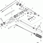 20 JET 0G760300  THRU 0T979999 Tiller handle assembly