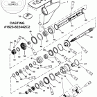 200 (DFI) 0G386496 THRU 0G589999 Gear hs(prop shaft)counter rotation(g437999 & below)